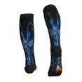 thumbnail image 2 of Bixox Cool Blue Light Wolf Print Compression Socks,Compression Socks Women & Men Circulation for Medical,Running,Athletic, 2 of 7
