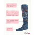 thumbnail image 3 of MeMoi Distressed Wash Denim Cherries Knee High Sock - Girls - Female, 8, Blue, 3 of 7