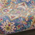 thumbnail image 4 of Nourison Passion Persian Teal Multicolor 1'10" x 2'10" Area Rug, (2x2), 4 of 9
