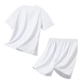 thumbnail image 5 of SOOMLON Young Mens Workout Sets Big and Tall Crew Neck Viscose Shirts Lightweight Shorts Short Sleeve Clothing Set, 5 of 6
