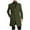 C_ Army Green, variant on Fashion YLSDY Men's Trench Coat Wool Blend Slim Fit Top Coat Single Breasted Business Overcoat Blends Coat Jacket Suit with Pocket Black XL