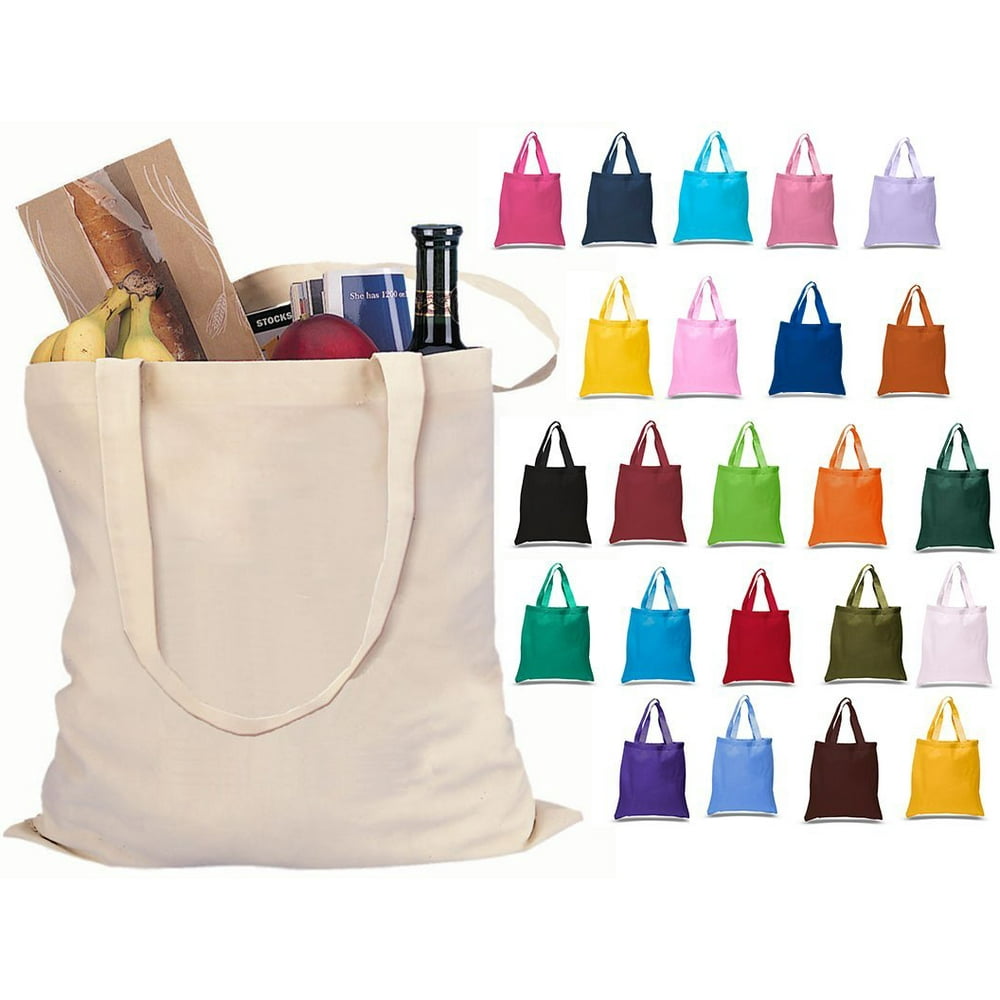 TBF - Resuable Blank Tote Bags for DIY, Art & Crafts, Decorations Set ...