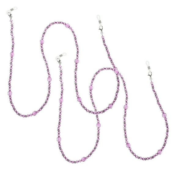 Raindrops 2Pcs Glasses Accessories Purple Acrylic for Men and Women Running and Traveling