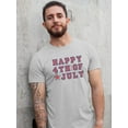 thumbnail image 2 of Happy July 4Th! T-Shirt Men -Image by Shutterstock, Male 3X-Large, 2 of 4