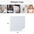 thumbnail image 4 of Blue Spring Floral Cloth Napkins, Summer Botanical Watercolor Washable and Reusable Dinner Napkins Set of 8, Table Napkin for Kitchen Party Birthday Wedding Hotel Housewarming 20"x20", 4 of 8