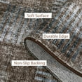thumbnail image 6 of Tzou Modern Washable Area Rugs 9'x12' for Living Room, Large Soft Plaid Carpets Non-Slip, for Dining Room Bedroom, 6 of 7