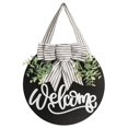 thumbnail image 1 of Letrero de bienvenida Learan para decoración de guirnaldas en la puerta de entrada para todas las estaciones, 1 of 7