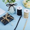 thumbnail image 4 of 1 Roll 25 Yards RIC Rac Trim Ribbon Rick Rack 1/4 inch(8mm) Wave Sewing Bending Fringe Trim Woven Fabric for Sewing Flower Making, 4 of 6