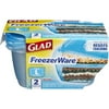 (3 pack) (3 Pack) Glad Food Storage Containers - Glad FreezerWare Container - Large - 64 oz - 2 Containers