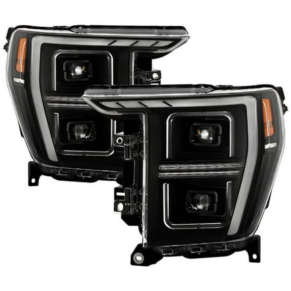 9052590 LED Projector Headlights for 2021-2023 Ford F-150, Black