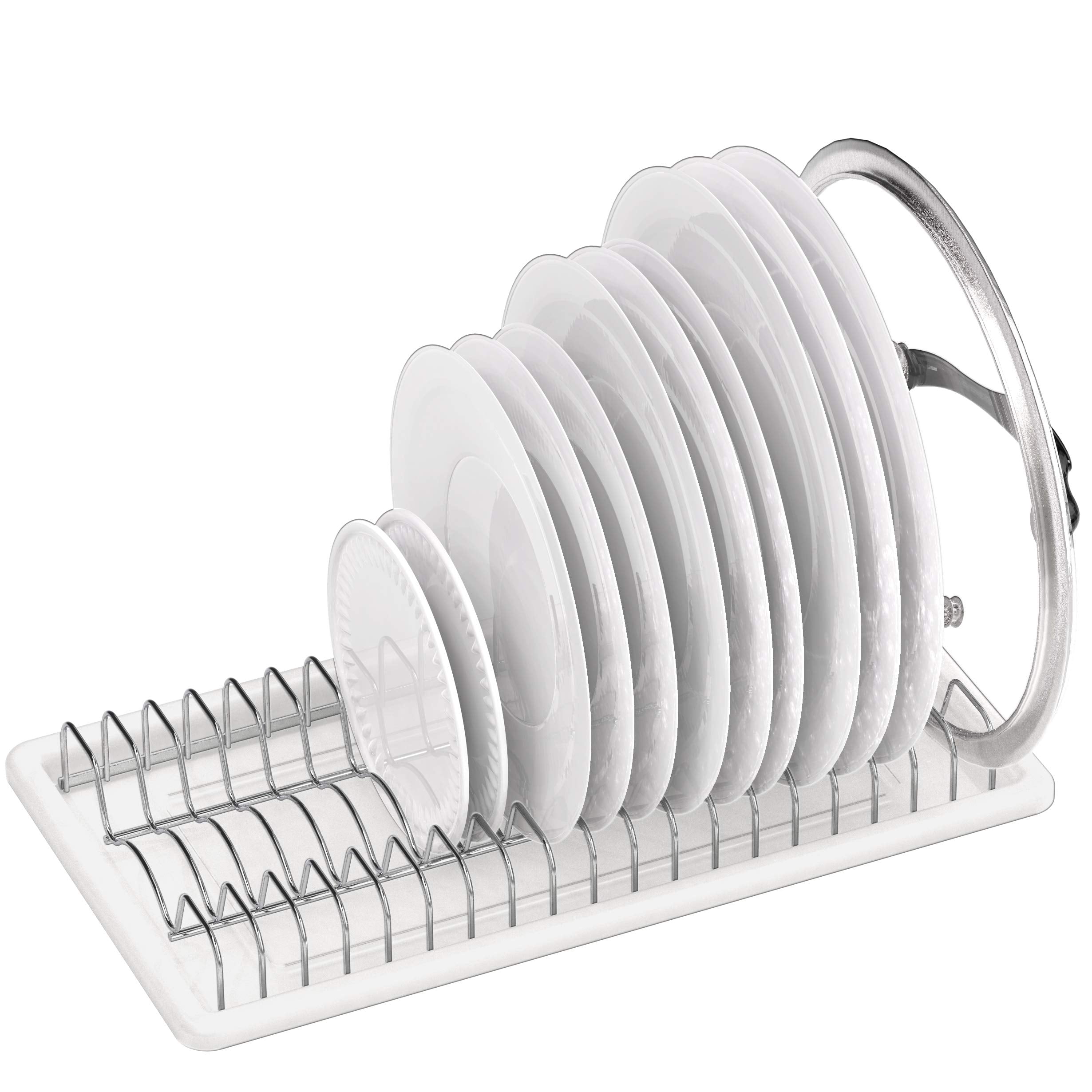 🚨Simple Houseware Over Sink Counter Top Dish Drainer Drying Rack