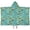Excavator and Hard, variant on Excavator and Stop Sign Blue Teens Hooded Bath Towel Wrap for Ages 3 To 12,Quick Dry Lightweight Soft Microfiber Bath Beach Pool,50"x30"