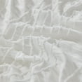 thumbnail image 4 of Soft Breathable Striped Textured Duvet Cover Bedding White Queen Size, 4 of 7