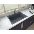 thumbnail image 2 of Ruvati Rvg1080 Epigranite 33" Drop In Single Basin Granite Composite Kitchen Sink - Midas, 2 of 7