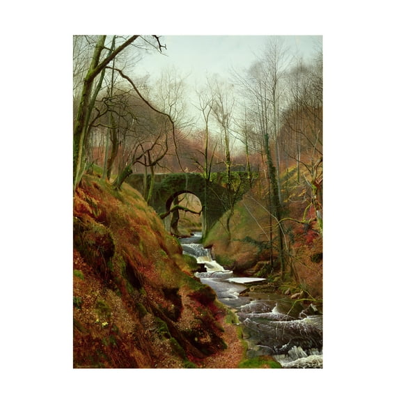 Trademark Art "March Morning" Canvas Art by John Grimshaw