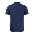 thumbnail image 5 of Mens Short Sleeve Button Down Shirts Stretch Lightweight Outdoor Summer with Pockets for Beach Vacation Navy XL, 5 of 5