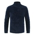 thumbnail image 1 of EGNMCR Chandail Homme Décontracté Uni Col Rond Chandail à Manches Longues Chandail Ajusté Tricoté Col Roulé, 1 of 4