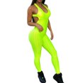 thumbnail image 1 of Monos De Mujer Bodycon Rompers Sin espalda Sin mangas Monos elásticos para fitness (Verde XL) Ygjytge para Mujer Verde T S, 1 of 9