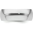 thumbnail image 3 of Solid Platinum 8.2mm Half Round Featherweight Wedding Band Size 8 - Ring Size 8.0, 3 of 7