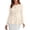 Beige, variant on PRETTYGARDEN Women's Fall Lightweight Cardigan Sweaters | Long Sleeve Peplum Tops, Button Up, Slim Fitted, Flared Hem, Soft Ribbed Knit, Business Casual Outfits, Winter Trendy Clothes