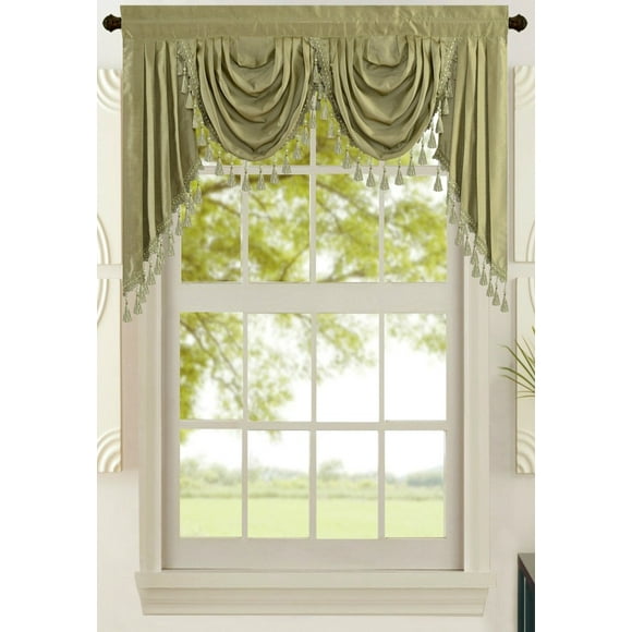 Curtains with Attached Valances