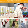 thumbnail image 4 of 2 Piezas Protector de Barandilla para Bebés, Red de Seguridad para Balcón de 6.6'' X 0.26' Red de Seguridad para Escaleras para Niños para Escaleras de Seguridad para Bebés, Red de Escalera, 4 of 5