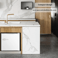 thumbnail image 7 of LHRIVER Mini Upright Freezer Compact Refrigerators，1.2Cu.ft Small Stand up Freezer for Home Office, White, 7 of 7