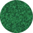 thumbnail image 1 of Ahgly Company Machine Washable Indoor Round Transitional Deep Emerald Green Area Rugs, 7' Round, 1 of 7