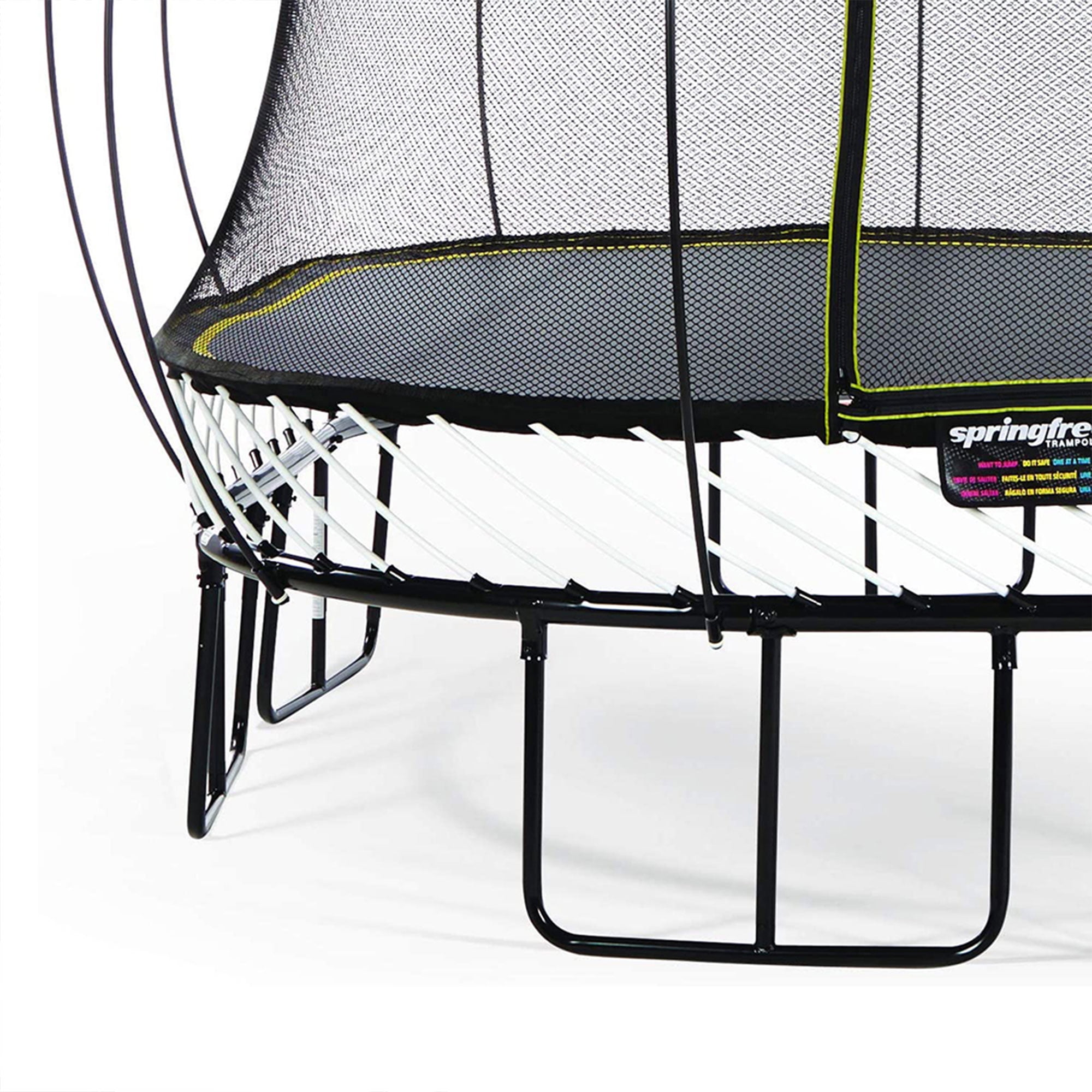 Springfree 11ft Jumbo Square Trampoline with Safety Enclosure Jumping Mat Walmart