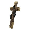 thumbnail image 2 of Ebros Rustic Western 3 Playful Climbing Black Bears Wall Cross Decor 14.25" H, 2 of 8