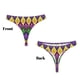 thumbnail image 3 of Fotbe Mardi Gras4 Tanga Sin Costuras para Mujer con Estampado – Panties Invisibles, Transpirables y Cómodos para Uso Diario-4X-Large, 3 of 6