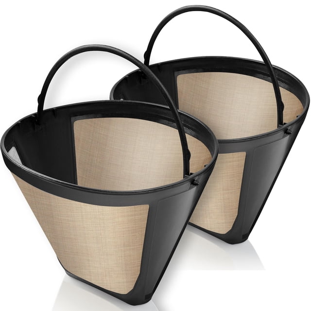 Filtros de café reutilizables GoodCups #4, paquete de 2, acero inoxidable