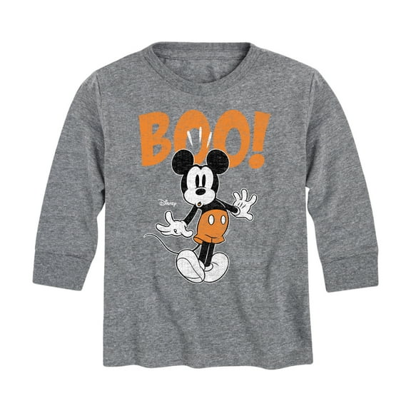 Mickey & Friends - Spiderweb Logo - Toddler And Youth Long Sleeve Graphic T-Shirt