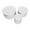 White, variant on GBJHJIA 3 Tiers Round Foam Cake Dummies Set 4" 6" 8" White Fake Practice Cake Dummy 9 Inch Tall for Christmas Wedding Supplies Baby Shower Birthday Cake Decorating Display (White）