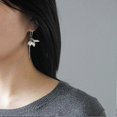 thumbnail image 5 of Pendientes colgantes de flor de Magnolia natural S925 Yashi, 5 of 5