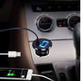 thumbnail image 5 of Kit Bluetooth para automóvil, receptor Bluetooth, adaptador de audio manos libres Bluetooth 4.1 con micrófono, base magnética y aislador de tierra, 5 of 5