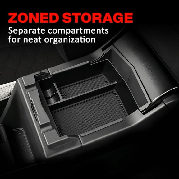 Center Console Organizer for Subaru Forester 2025 2026 Accessories, ABS Armrest Storage Box Tray Organizer Insert for 2025 Subaru Forester Accessories