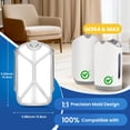 thumbnail image 3 of 8 Pack Flying Insect Trap Refill Cartridges - Fits Both Indoor Light M364A and Max - Authentic Trap+Lock Technology to Catch Gnats, House & Fruit Flys, 3 of 9