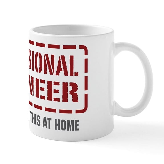 CafePress - Professional Engineer Mug - 11 oz Ceramic Mug - Novelty Coffee Tea Cup