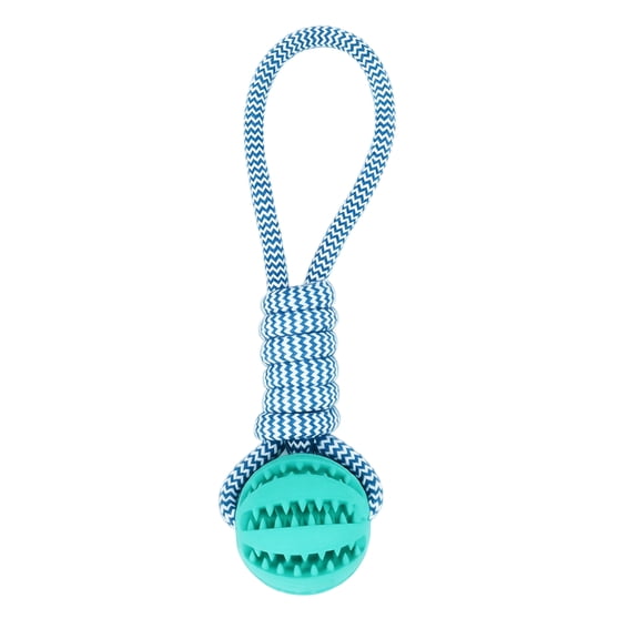 Indestructible Interactive Dog Toy for Small Dogs, Plush Trophy Tug of War Toy for Puppy, Durable Cotton Chew Toy for Aggressive Chewers, Boredom Relief,Blue