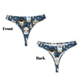 thumbnail image 3 of Fotbe Winter Animal Friends Tanga Sin Costuras para Mujer con Estampado – Panties Invisibles, Transpirables y Cómodos para Uso Diario-3X-Large, 3 of 6
