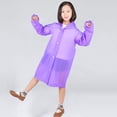 thumbnail image 3 of Kids Rain Coat - Waterproof and Fashionable Rainwear for Boys and Girls - Purple, 3 of 8