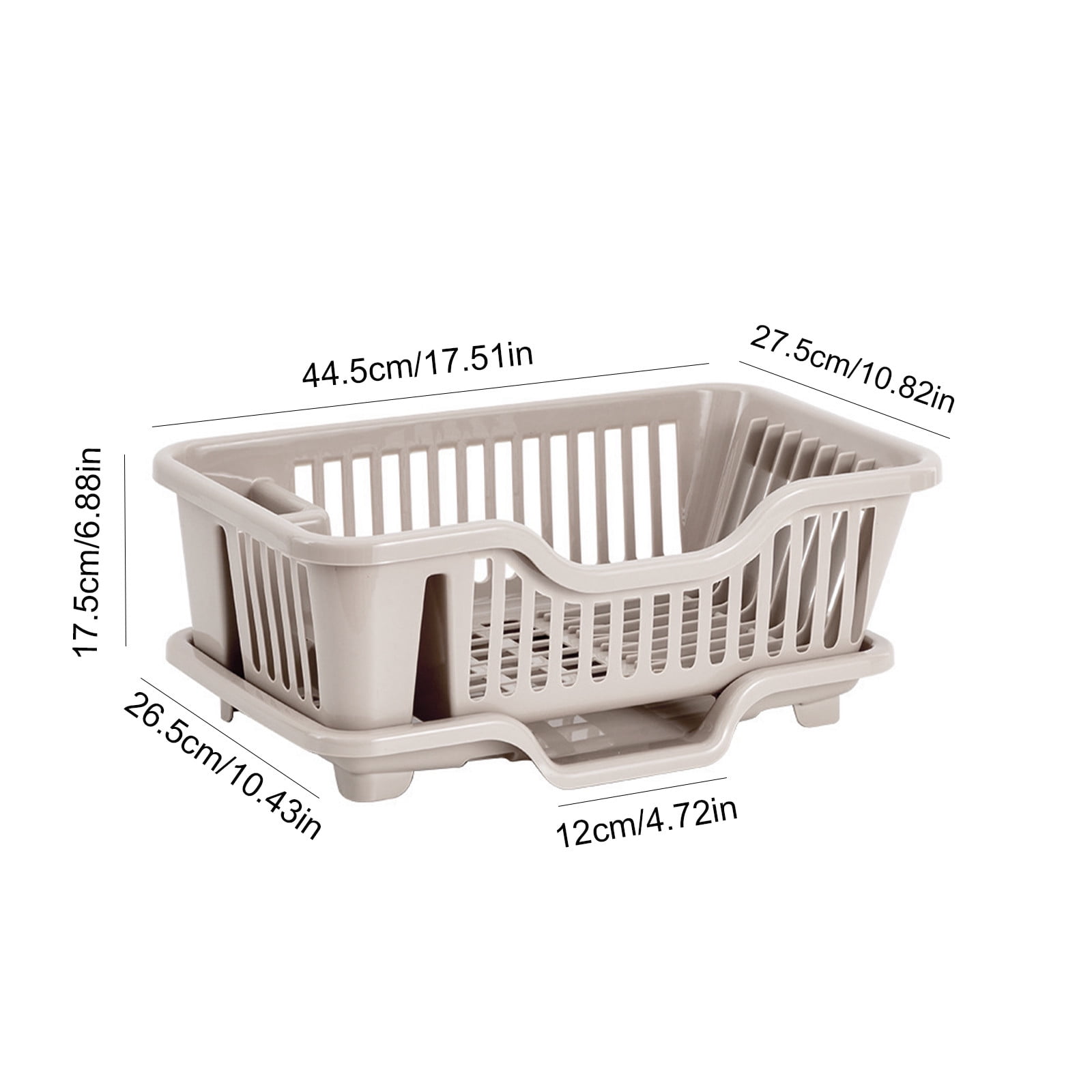 Dish Drying Rack Dish Strainers with Drain Tray Utensils Holder Organizer Rack Dish Rack and Drainaboard,Double Layer Dishes & Utensils Drying Organizer Rack for Kitchen Counter Restaurant