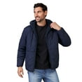 thumbnail image 2 of Free Country Men's Atlas Hooded Quilted Reversible Sherpa Jacket Navy L, 2 of 8