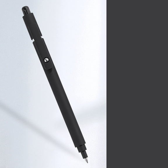 1 Pc Retractable Gel Pen, Morandi Aesthetic Design Pen with Clip, 0.5mm Fine Point Black Ink Pen, Smooth Writing Pen for Journaling, Note-Taking, Office Work and Everyday Stationery