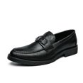 thumbnail image 4 of Men's British Slip-On Loafer Wedding & Sole,  Cushioning, Rubber Outsole - All-Season Formal Dress Footwear & Work Shoes - Mid-Top Round Toe Pumps with Second-Layer Upper, 4 of 6