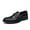 Black, variant on Men's British Slip-On Loafer Wedding & Sole,  Cushioning, Rubber Outsole - All-Season Formal Dress Footwear & Work Shoes - Mid-Top Round Toe Pumps with Second-Layer Upper