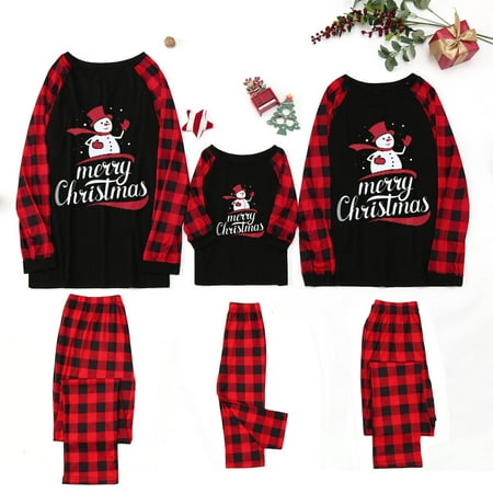 

Christmas Gifts Christmas Pajamas for Family Xmas Pajamas Pjs Sleepwear Outfits Matching Set Polyester Red 2Xl