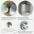 thumbnail image 5 of Designart Tree with Four Seasons' Tree Painting Circle Metal Wall Art, 5 of 5