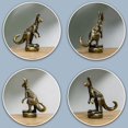 thumbnail image 3 of Juego de adornos para bisagra de puerta WLHYHH, diseño de canguro, 4 piezas, bronce, decoración para, 3 of 7